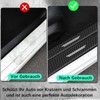 Pack of 9 Car Carbon Fibre Door Sill Protector with