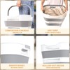 OOAMBB 43L(11.5Gallon) Collapsible Laundry Basket with Handles, Foldable Laundry Basket