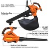 GARCARE 3-in-1 Electric Leaf Blower Leaf Vacuum and Mulcher 500