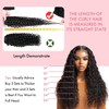 SIYUSI Kinky Curly Clip In Extensions, 3C 4A 100% Brazilian