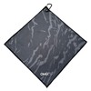 OMGolf, Golf Towel Microfiber with Retractable Carabiner Reel, Steel Wire,