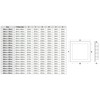 Access Panel 200x200mm (8x8inch) WHITE High Quality ASA Plastic