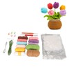 Crochet Starter Kit Educational Colorful DIY Craft Supplies Crochet Potted