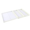 Nicear Plastic Rectangular Holder for 100 Microslide Boxes Durable Storage
