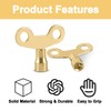 4 PCS Radiator Key, Radiator Bleed Key, Easy to Handle