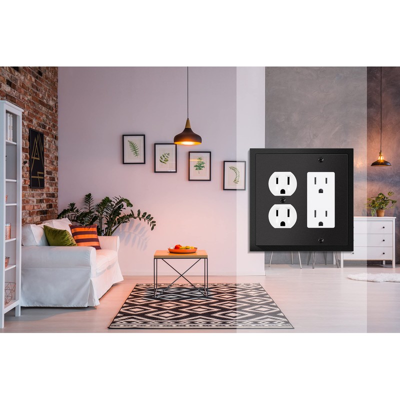 Henne Bery Modern Edge Decorative Wall Plate Switch Plate Outlet
