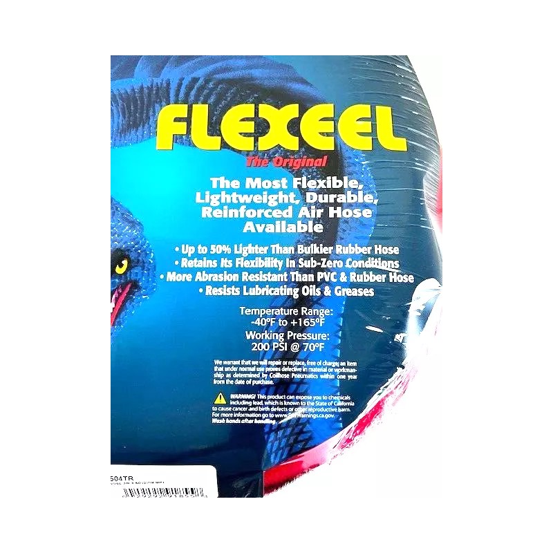Coilhose Pneumatics PFE60504TR Flexeel Reinf Polyurethane Air Hose 3/8 X