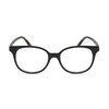 Calabria L 15576 Round Eyeglasses Frame Black Crystal Tortoise Havana