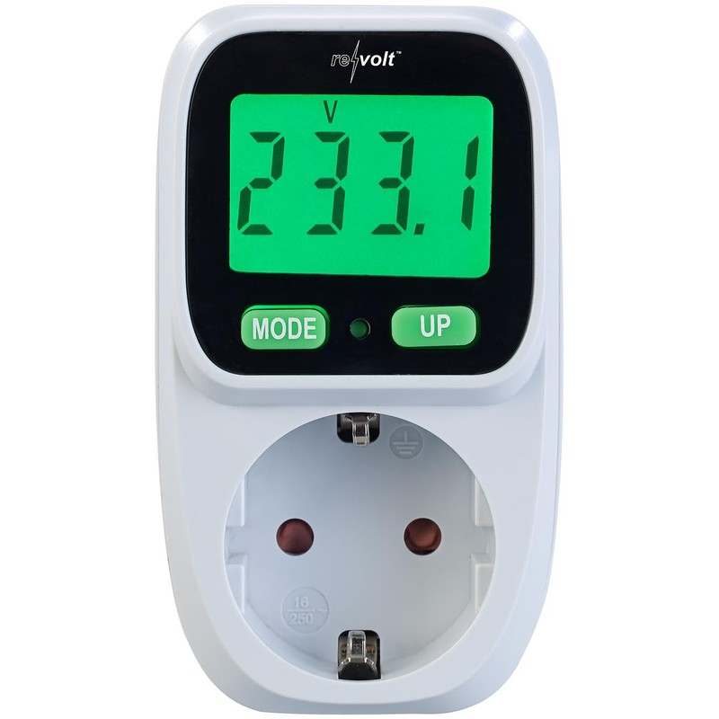 revolt Energy Meter: Set of 4 Digital Energy Cost Meters,