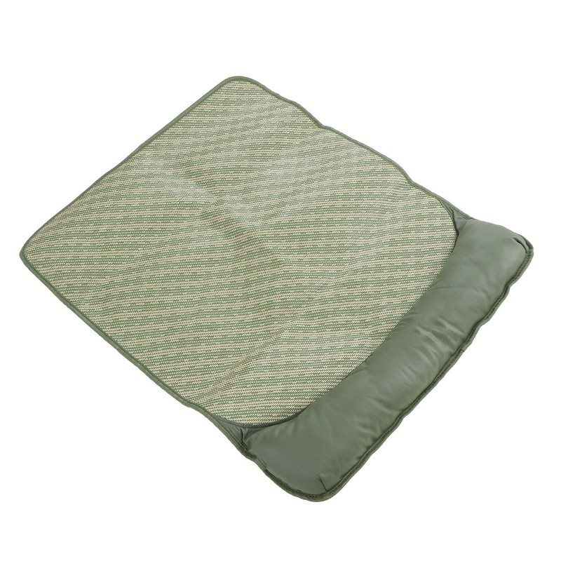 Dog Cooling Mat Breathable Portable Rattan Bed Pet Summer Sleeping