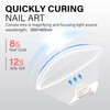 AILLSA Small UV Light for Nails, Handheld UV Nail Lamp