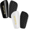 2 Pairs Soccer Shin Guards for Kids Youth Adults, Shin