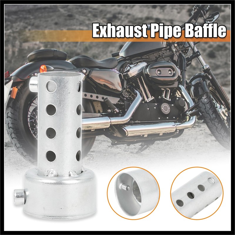 Hihaha 42mm Motorcycle Exhaust Muffler Insert Baffle Can Durable Material