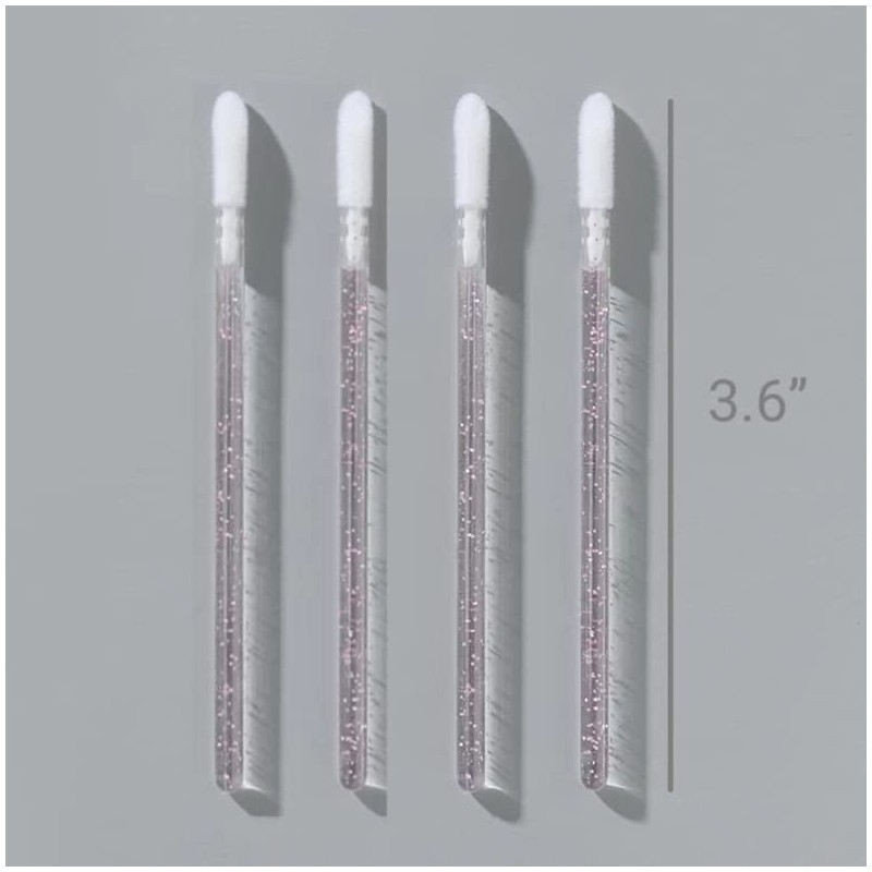 YSAFAI 300 Pieces Lip Brush Disposable Lip Gloss Wands Lipstick