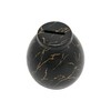 Ram® Black Ceramic Money Pot Marble Effect Money Savings Coin