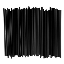 Restaurantware Restpresso 5 Inch Cocktail Stirrers 500 Disposable Coffee Stirring Rods - Premium Odorless Black Plastic Stirrers For Coffee For Hot And Cold Drinks For Bars Or Offices