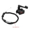 Jadeshay Thumb Throttle Cable Accelerator, Aluminum Thumb Accelerator Controller Throttle