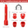 14-in-1 Multi-functional Wrench Faucet Sink Installer Tool for Toilets and