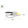 Garden pruning shears. Japanese high carbon steel SK5 blade. Pruning