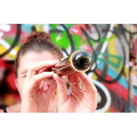 JP GAMES LTD Handmade Brass Teleidoscope - Made in Israel by Roy Cohen