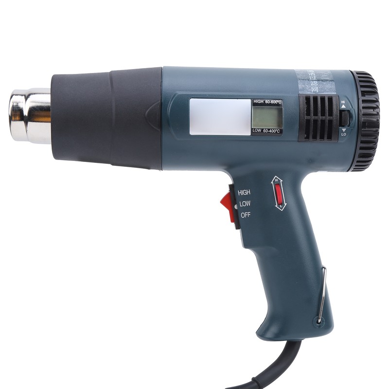 Electronic Hot Air Gun Adjustable Plastic Temperature Industrial Tool GJ-9A20LCD
