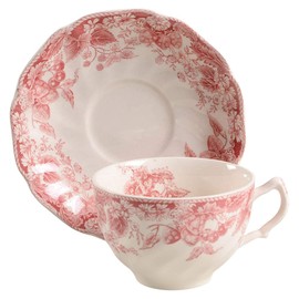 Johnson Brothers Strawberry Fair Pink Cup & Saucer