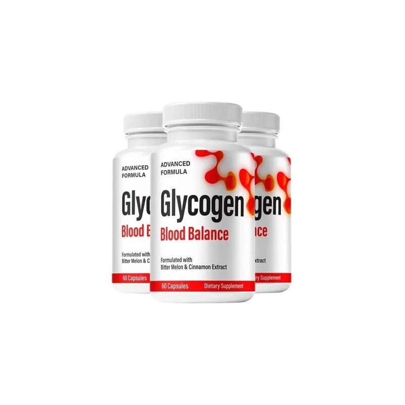 Glycogen Blood Balance 3-Pack Glycogen Blood Balance Capsules, Glycogen to