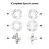 Flexible Pendant Light Crossbar Kit, Ceiling Light Mounting Plate Fixture