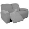 Easy-Going 100% Dual Waterproof Recliner Loveseat Cover, 6-Pieces Stretch Relining