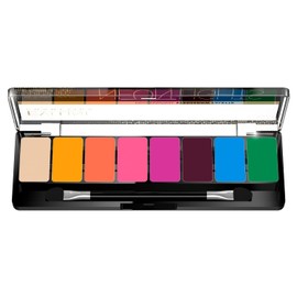 Eveline Cosmetics Professional Eyeshadow Palette with 8 Eyeshadows, Neon Lights