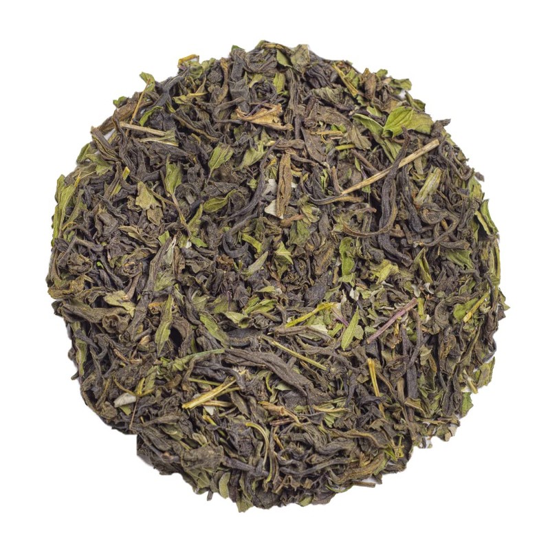 Molienda Sagrada Té Verde Menta, Infusión de Menta y Hierbabuena