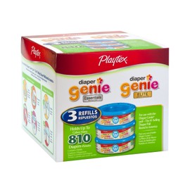 Playtex - Recambio para pañales (810 unidades en total, 3 unidades de 270 unidades cada uno)