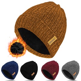 Sukeen Winter Beanie Hat Men Women-Brown