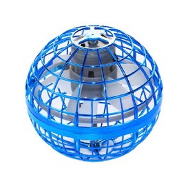 UranHub FlyingOrb Ball, Hand Controlled Hover Ball Mini Drone, Magic Cool Gifts, Indoor Outdoor Having Fun - Color: Blue