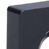 10Pcs Profile End Caps Aluminum Alloy Single Hole Cover Plate