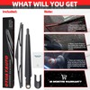 Replacement for Hyundai Tucson 2010-2015, Rear Windshield Wiper Arm Blade