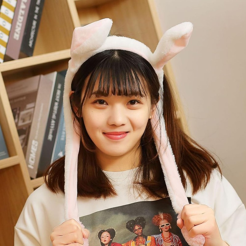 KESYOO Girls Hat Plush Hair Band Plush Hat Cap Ears