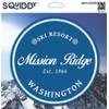 Squiddy Mission Ridge Washington - Vinyl Sticker Decal for Phone,