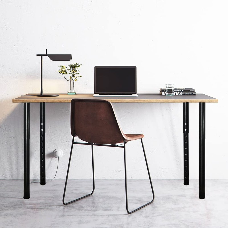 QLLY Adjustable Metal Table Leg, 24-40 inch, 60-100cm, Home Office