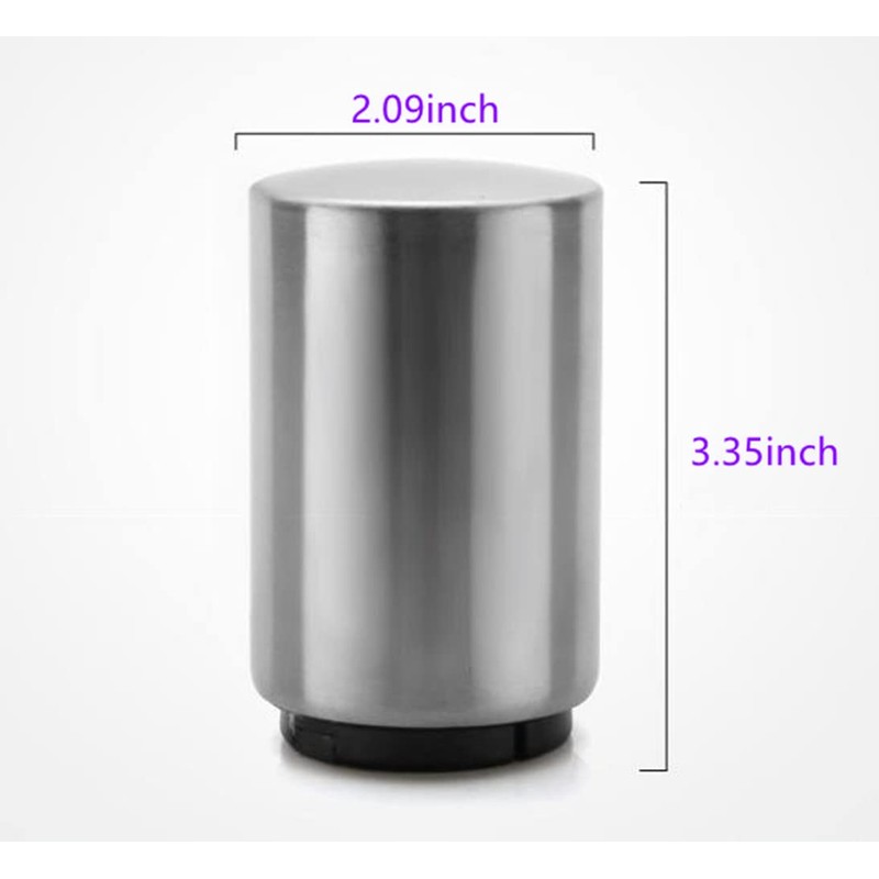 Beer Bottle Opener, Magnetic Automatic Stainless Steel Push Down Opener,