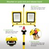 25000 Lumen Work Lights with Stand, Dual Head LED Work