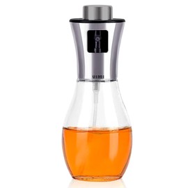 Botella Rociador Pulverizador De Aceite De Cristal 200ml Para Cocina De Acero Inoxidable