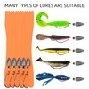 Rikimaru Fishing Ready Texas Rigging Fluorocarbon Fishing Line with Sinker