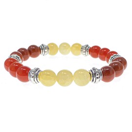 Mental Exhaustion 8mm Crystal Healing Gemstone Intention Bracelet