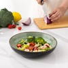LERATIO Large Pasta Bowls,38oz Ceramic Pasta Bowls,9.0" Reactive Glaze Pasta