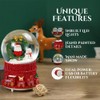 Christmas Musical Snow Globe USB/Battery Operated Lighted Swirling Glittering Water