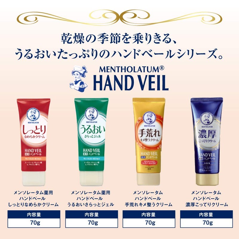 Mentholatum Hand Veil, Beauty, Premium Rich Nail