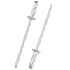 TA-VIGOR 120Pcs 2.4mm x 9mm Aluminium Blind Rivets, Open End