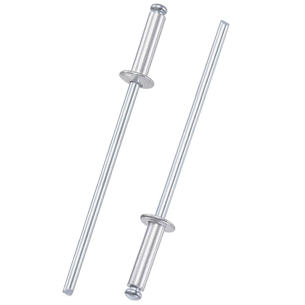 TA-VIGOR 120Pcs 2.4mm x 9mm Aluminium Blind Rivets, Open End