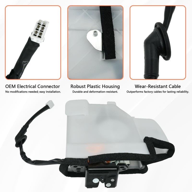 Blycorul Rear Tailgate Lock Latch Actuator Assembly Compatible with Toyota
